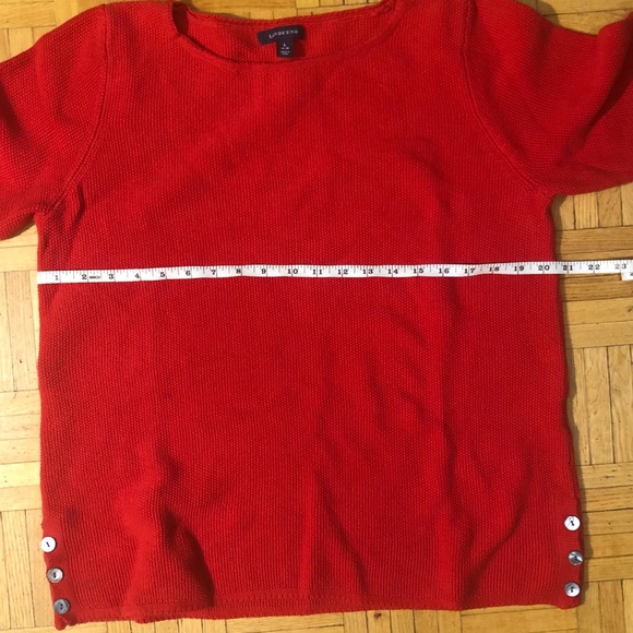 LANDS’END red sweater - Picture 4 of 5